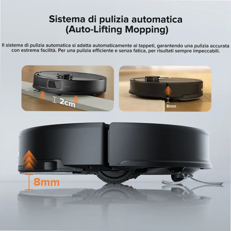 Roborock Q10 X5 - Robot Aspirapolvere e Lavapavimenti