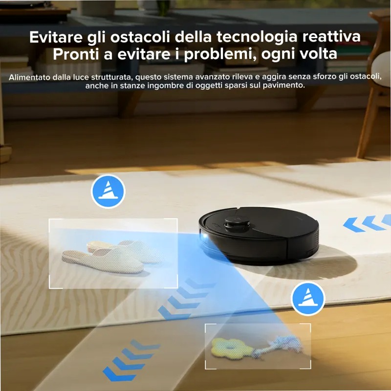 Roborock Q10 X5 - Robot Aspirapolvere e Lavapavimenti