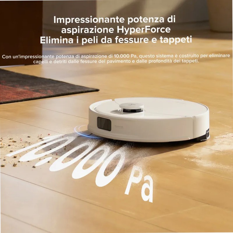 Roborock Q10 X5 - Robot Aspirapolvere e Lavapavimenti