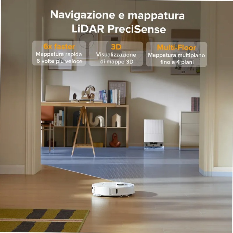 Roborock QV 35A - Aspirapolvere intelligente