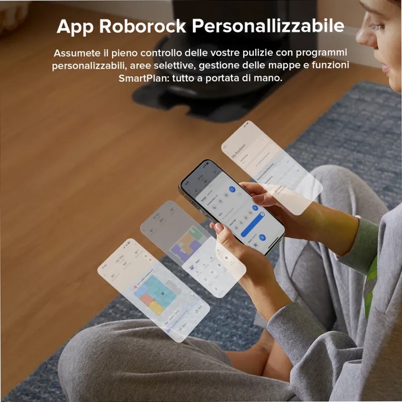 Roborock QV 35A - Aspirapolvere intelligente