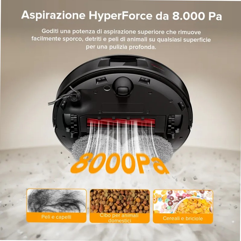 Roborock QV 35A - Aspirapolvere intelligente