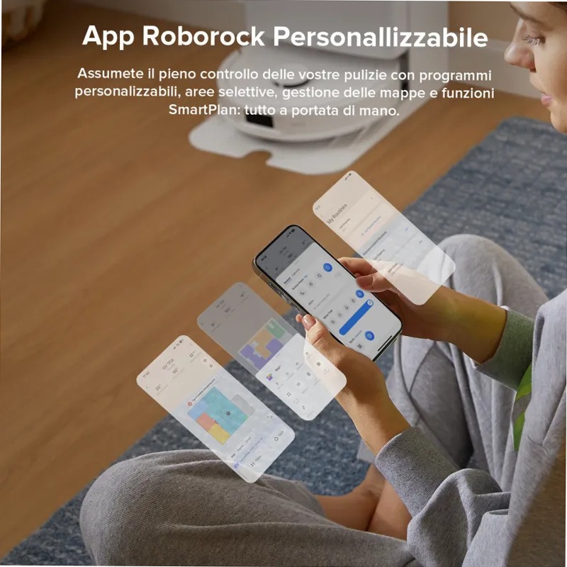 Roborock QV 35A - Aspirapolvere intelligente