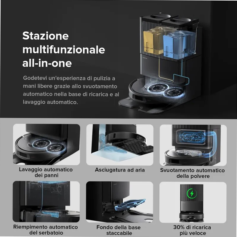 Roborock QV 35A - Aspirapolvere intelligente