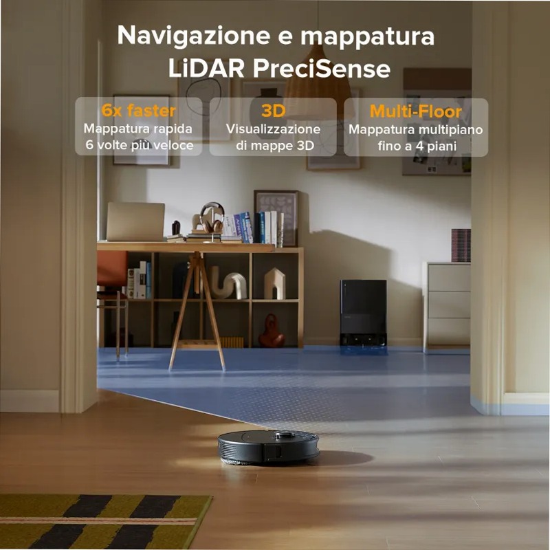 Roborock QV 35A - Aspirapolvere intelligente