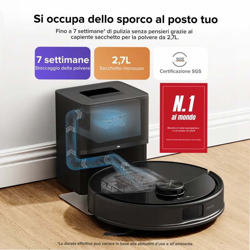 Roborock Q10 S5+ - Pulizia Profonda e Hands-Free