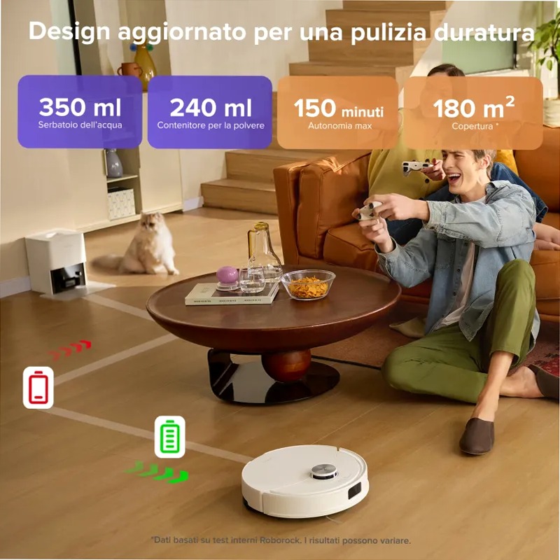Roborock Q10 S5+ - Pulizia Profonda e Hands-Free