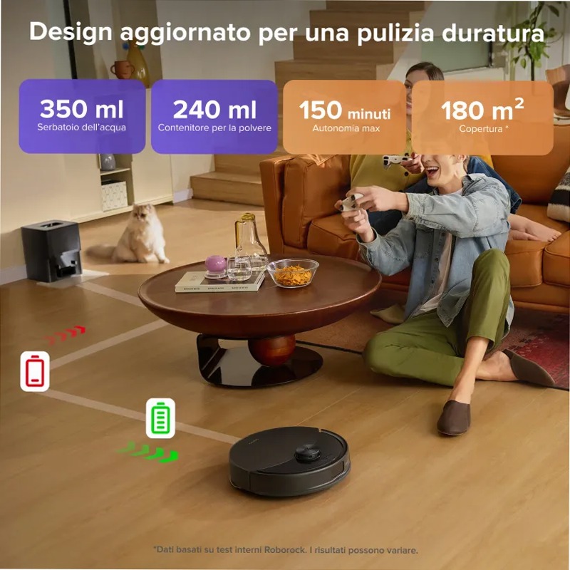 Roborock Q10 S5+ - Pulizia Profonda e Hands-Free
