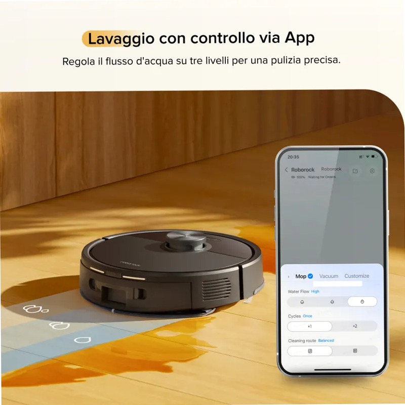 Roborock-Q7 M5 Set Robot Aspirapolvere e Lavapavimenti
