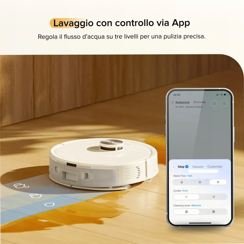 Roborock-Q7 M5 Set Robot Aspirapolvere e Lavapavimenti