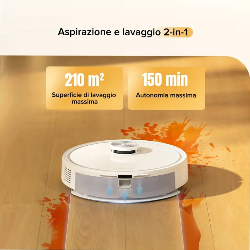 Roborock-Q7 M5 Set Robot Aspirapolvere e Lavapavimenti