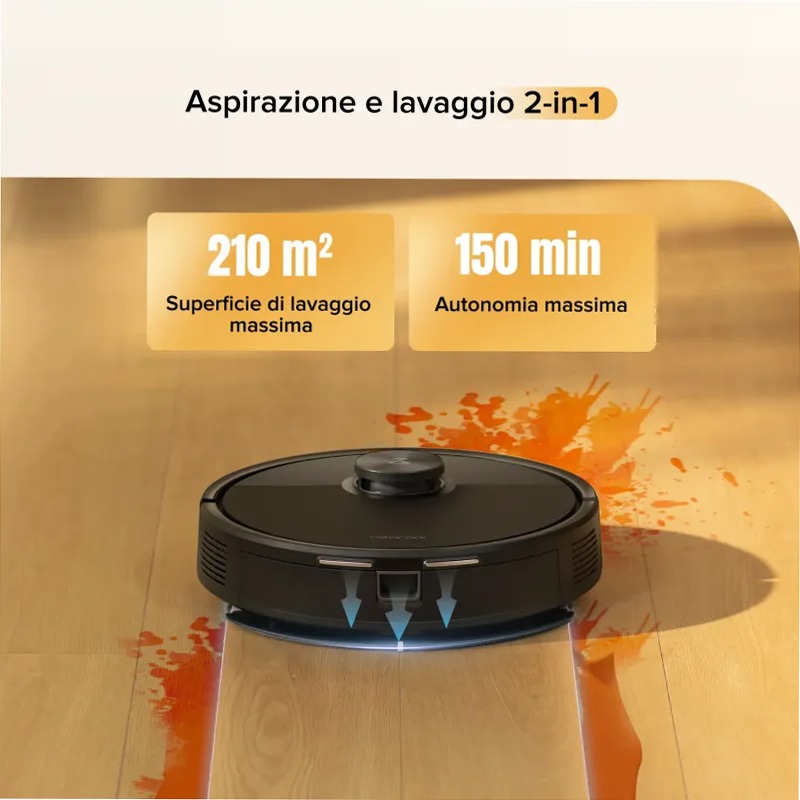 Roborock-Q7 M5 Set Robot Aspirapolvere e Lavapavimenti