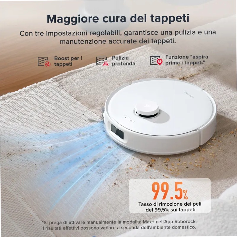 Roborock Qrevo Curv S5X: Pulizia impeccabile con tecnologia innovativa 18.5w