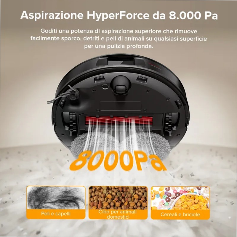 Roborock QV 35A - Aspirapolvere Intelligente