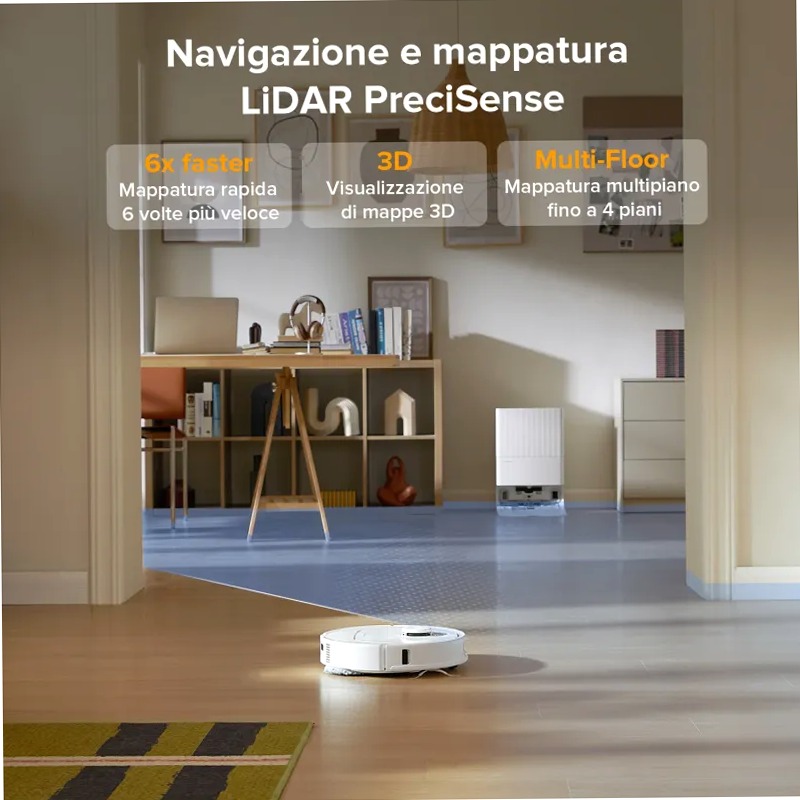 Roborock QV 35A - Aspirapolvere Intelligente