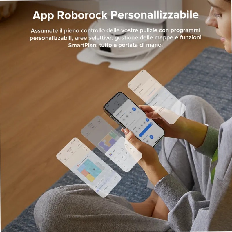 Roborock QV 35A - Aspirapolvere Intelligente