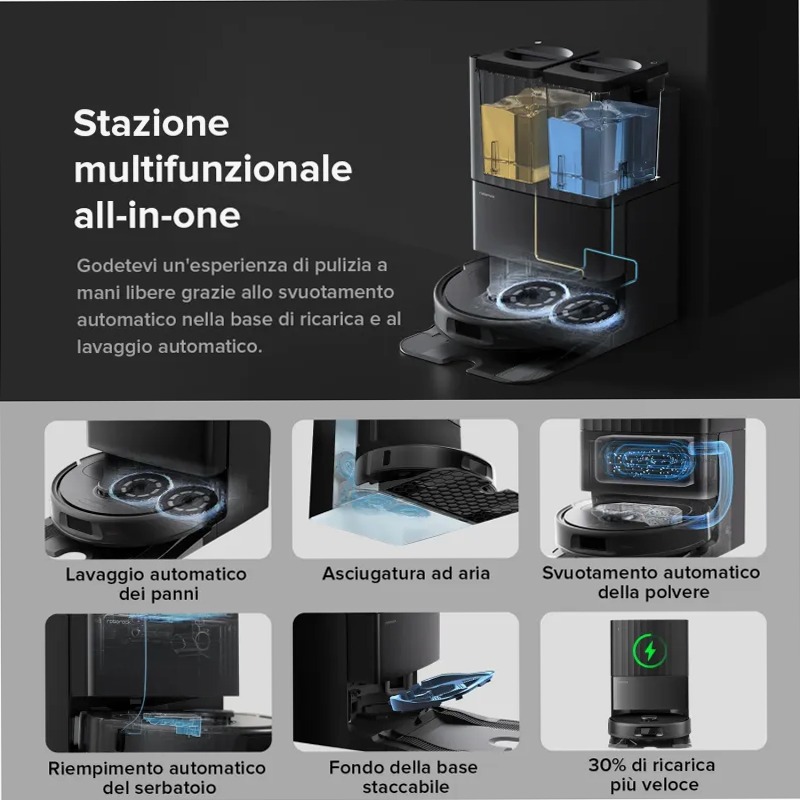 Roborock QV 35A - Aspirapolvere Intelligente