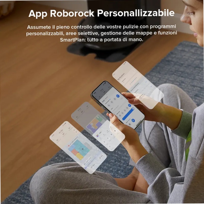 Roborock QV 35A - Aspirapolvere Intelligente