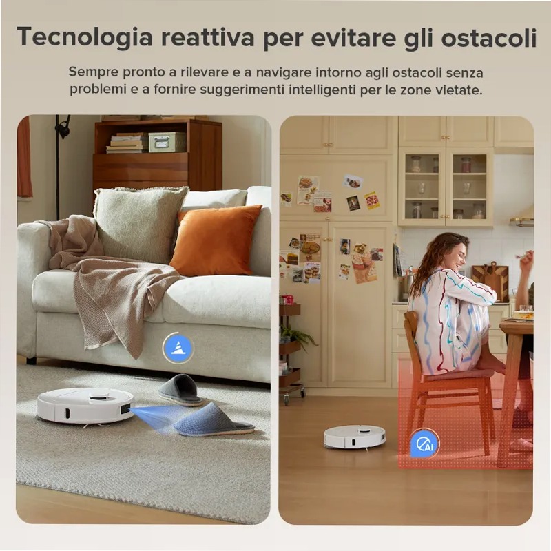 Roborock QV 35A - Aspirapolvere Intelligente