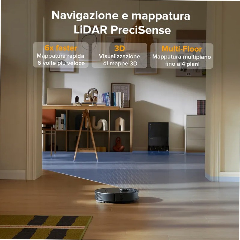 Roborock QV 35A - Aspirapolvere Intelligente