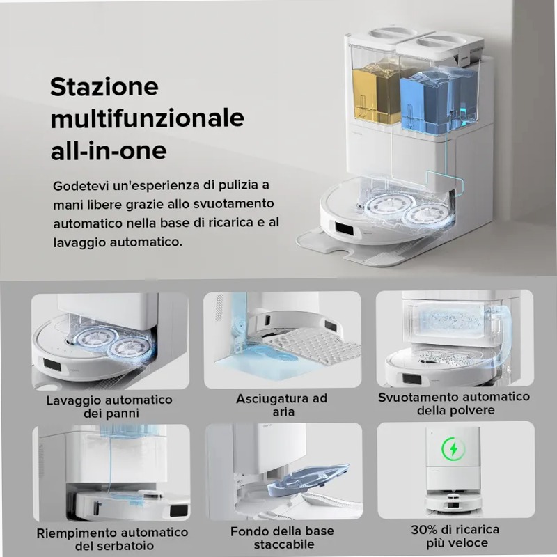 Roborock QV 35A - Aspirapolvere Intelligente