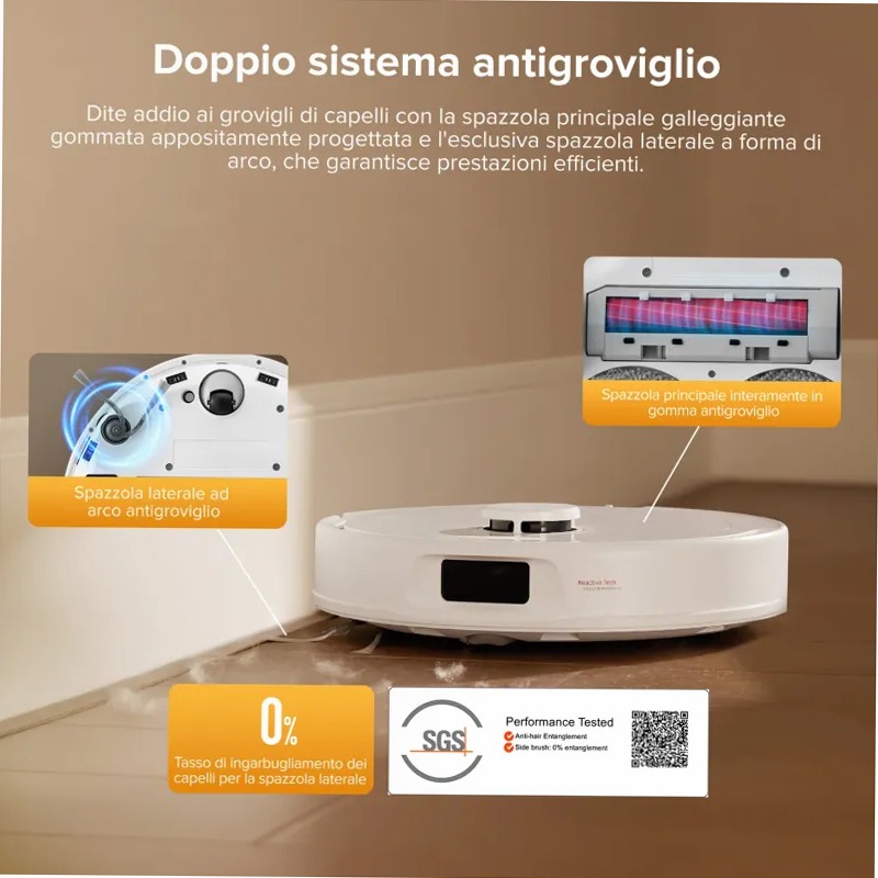 Roborock QV 35S Set Robot Aspirapolvere