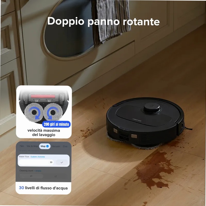 Robot aspirapolvere Roborock Qrevo S