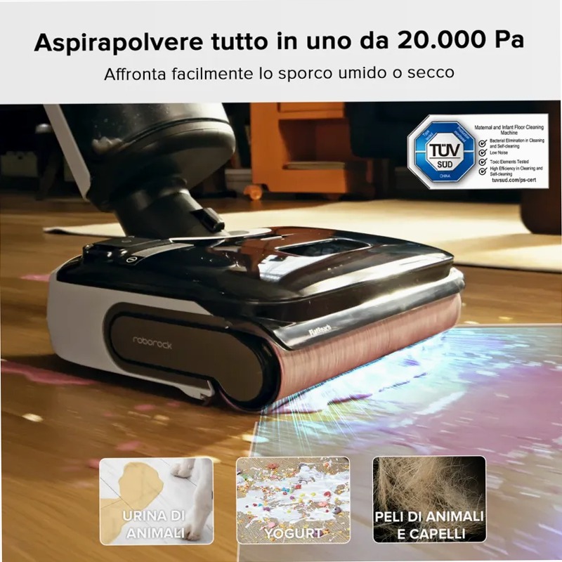 Roborock F25 BX: Pulizia impeccabile da bordo a bordo