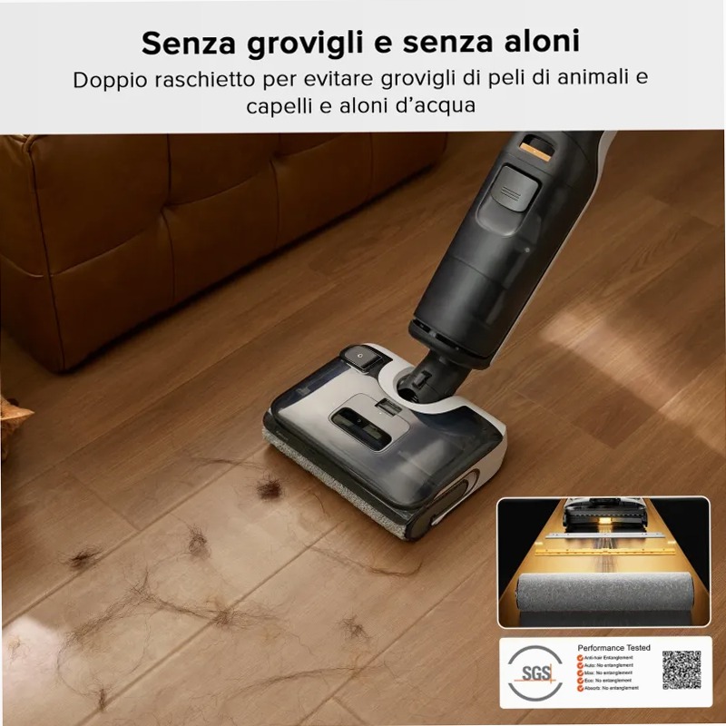 Roborock F25 BX: Pulizia impeccabile da bordo a bordo
