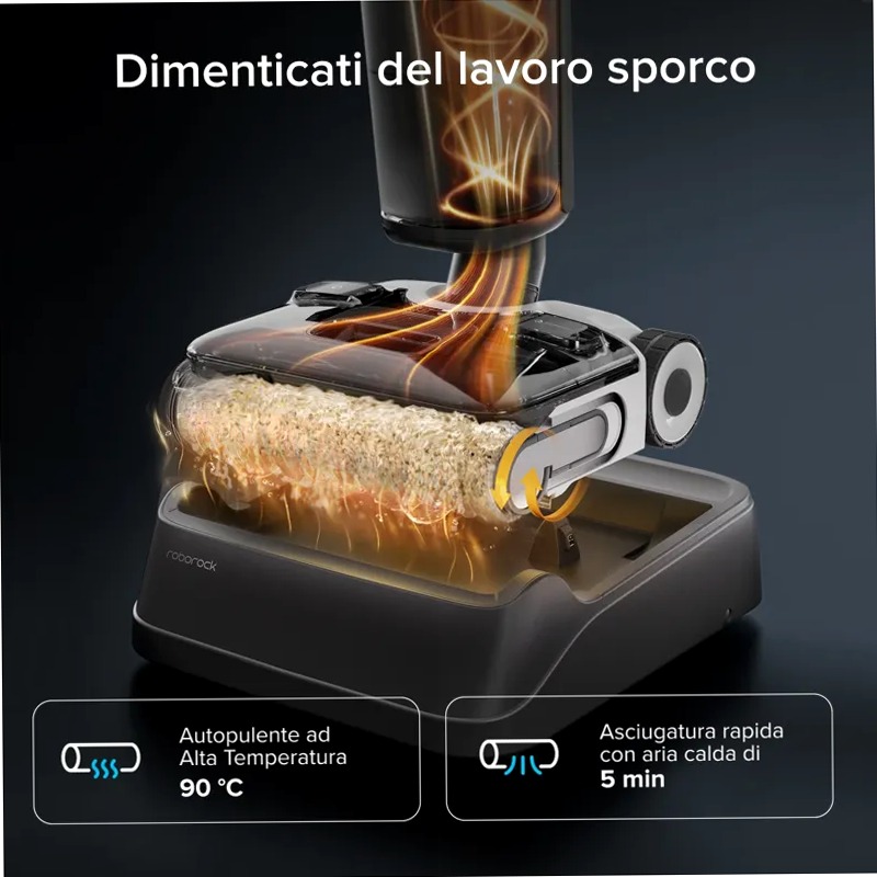 Roborock F25 XT - Aspirapolvere per umido e secco Beige