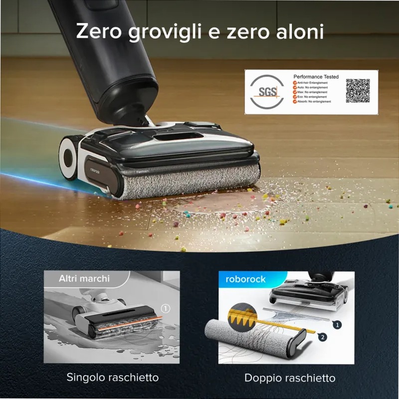 Roborock F25 XT - Aspirapolvere per umido e secco Beige