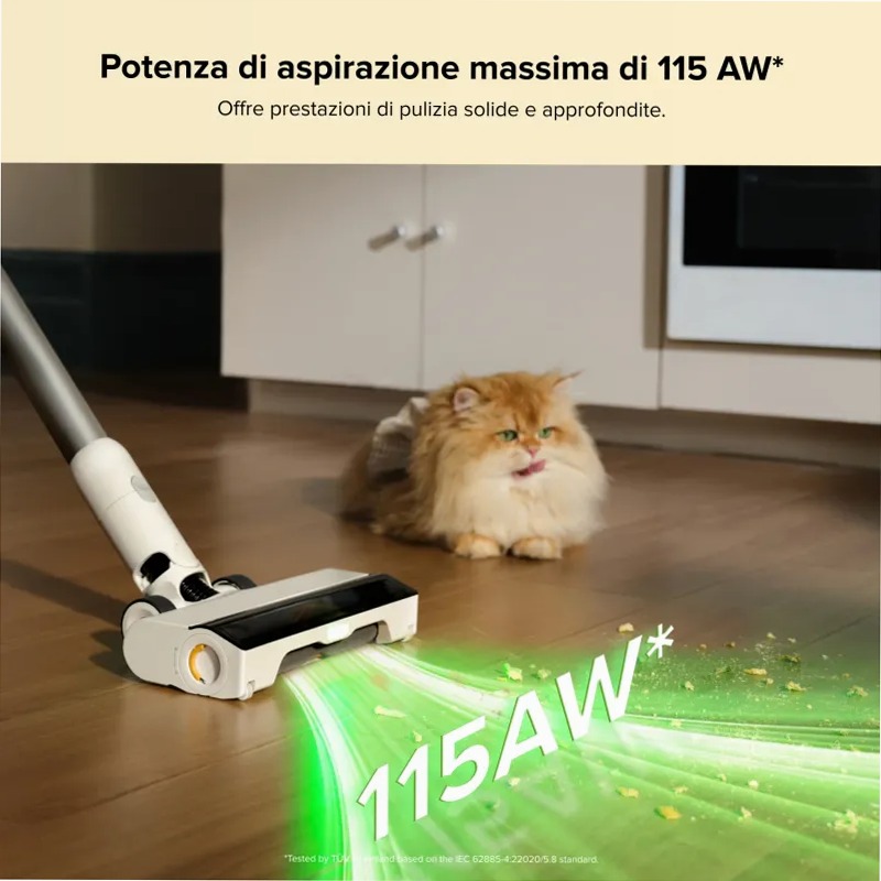 Roborock H60 Hub: Pulizia senza sforzo e igienica 0.5lt A Beige