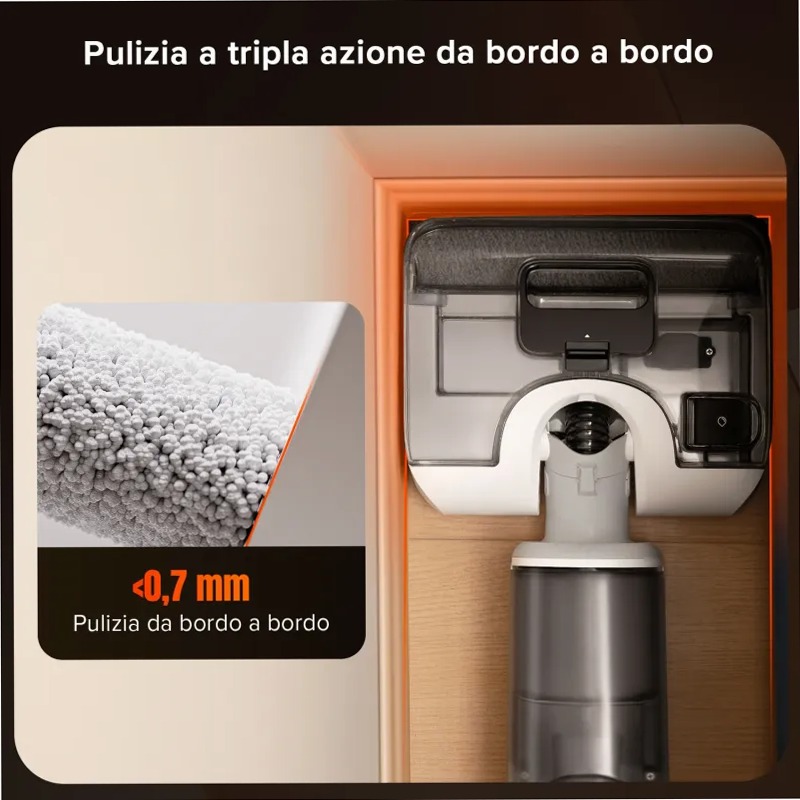 Roborock F25 RT - Aspirapolvere per umido e secco