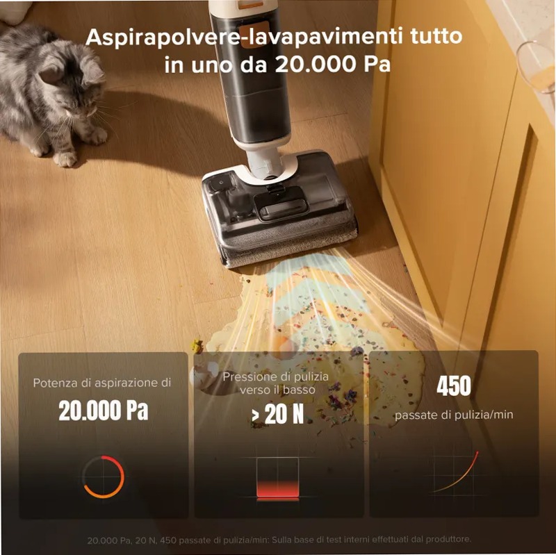 Roborock F25 RT - Aspirapolvere per umido e secco