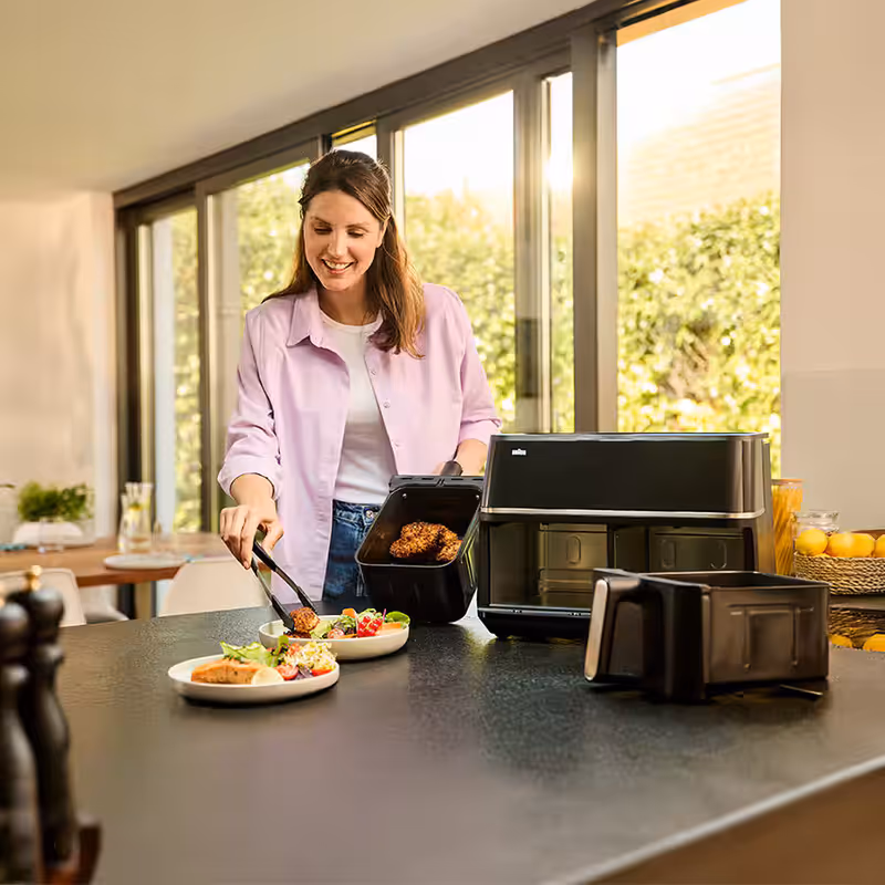 Friggitrice ad Aria TwinCook 5 TD 5030I nero