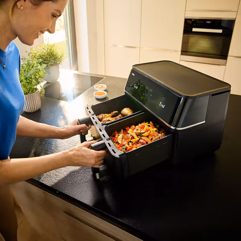 Friggitrice ad Aria TwinCook 5 TD 5030I nero