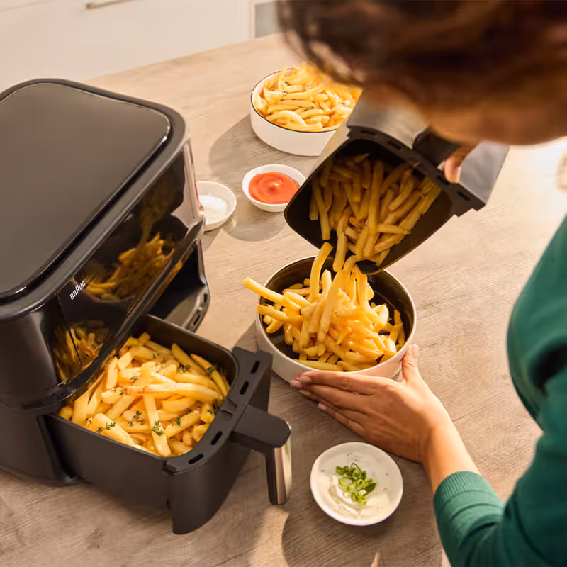 Friggitrice ad Aria TwinCook 3 TD 3030 Nero