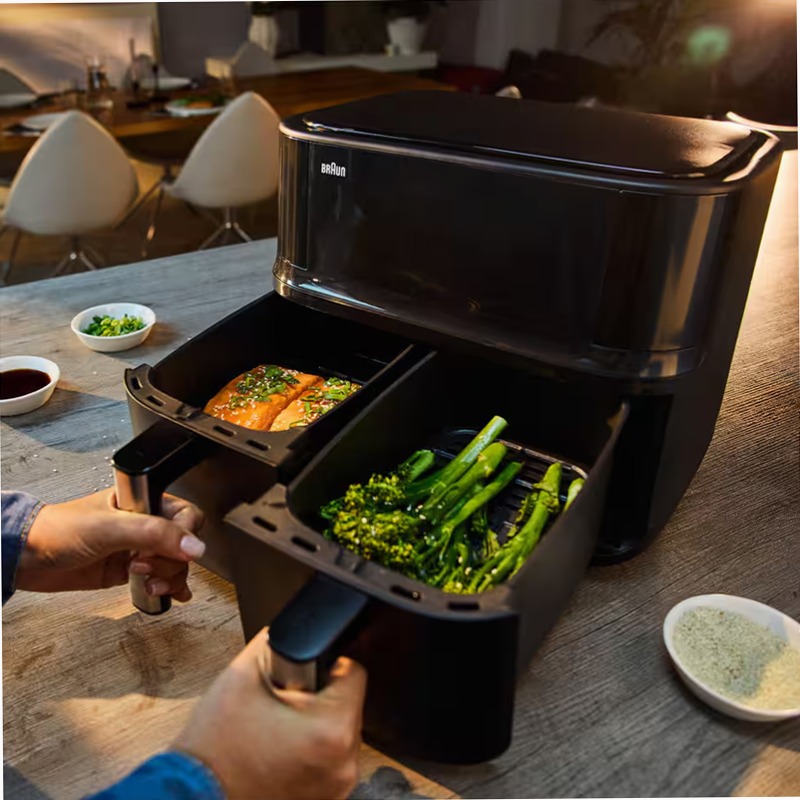 Friggitrice ad Aria TwinCook 3 TD 3030 Nero