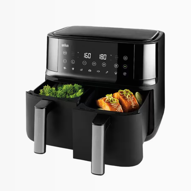 Friggitrice ad Aria TwinCook 3 TD 3030 Nero