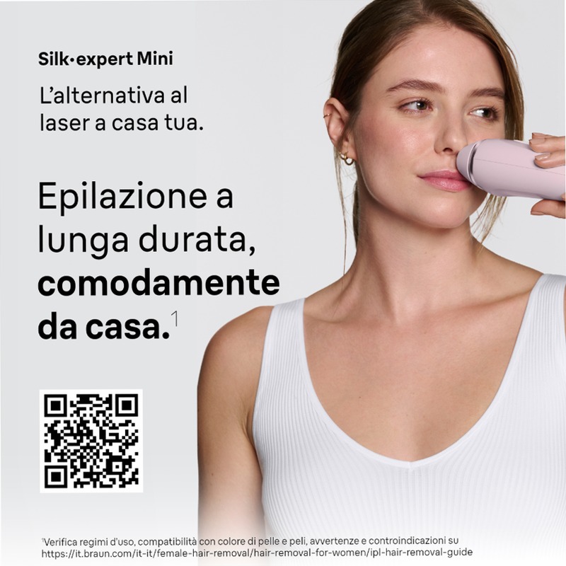 Braun Silk·expert Mini PL1112 IPL - Epilazione a Lunga Durata da Casa Luce pulsata