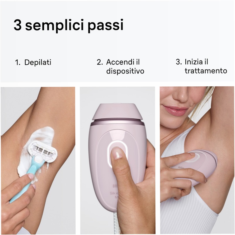Braun Silk·expert Mini PL1112 IPL: Trattamenti veloci per pelle liscia IPL