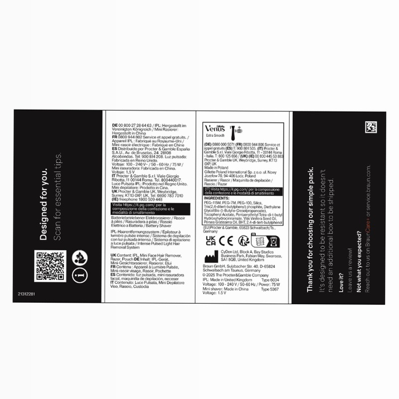 Braun Silk·expert Mini PL1112 IPL: Trattamenti veloci per pelle liscia IPL