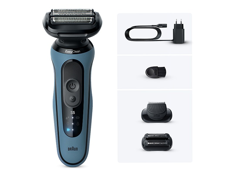 Rasoio Elettrico Braun Series 5 52-A1820si Azzurro