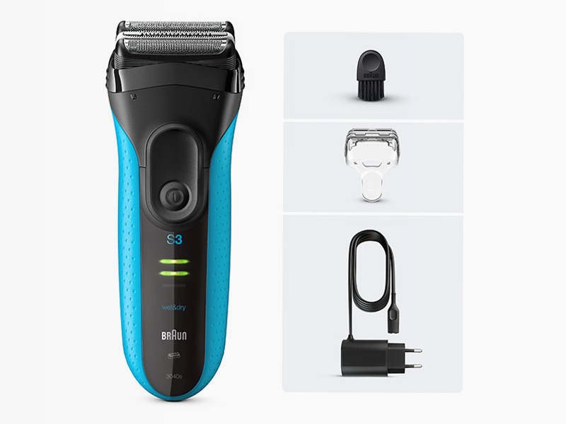 Braun rasoio elettrico Series 3+ 3040si Wet&Dry