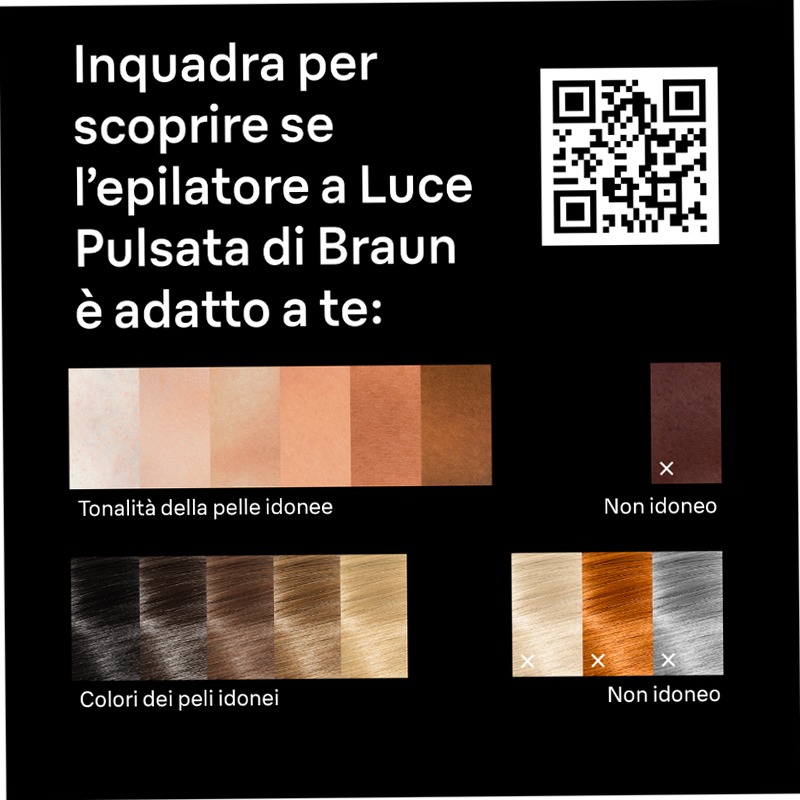 Braun Kit: Luce Pulsata e Accessori per Pelli Sensibili Sì