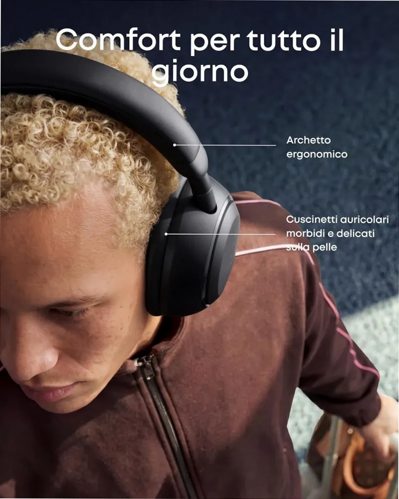 soundcore Space 2 | Cuffie Noise Cancelling per il comfort di tutto il giorno