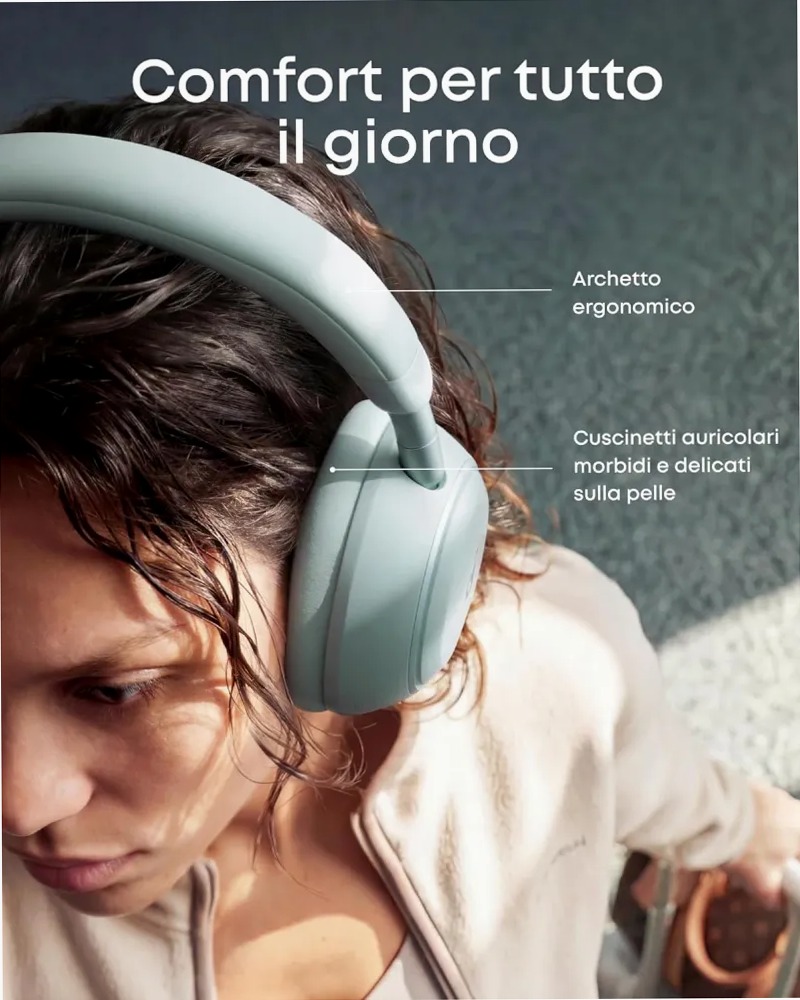 soundcore Space 2 | Cuffie Noise Cancelling per il comfort di tutto il giorno
