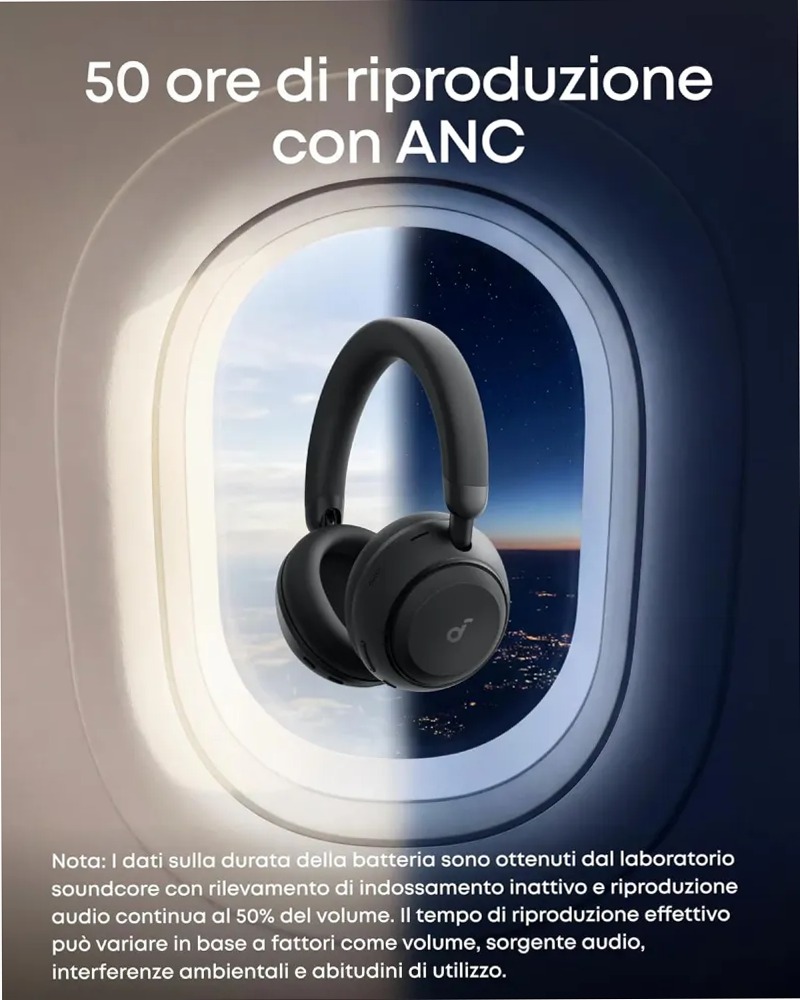 soundcore Space 2 | Cuffie Noise Cancelling per il comfort di tutto il giorno