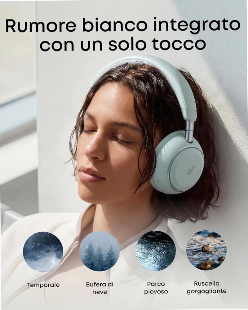 soundcore Space 2 | Cuffie Noise Cancelling per il comfort di tutto il giorno