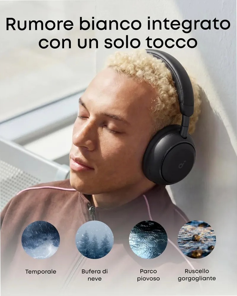 soundcore Space 2 | Cuffie Noise Cancelling per il comfort di tutto il giorno